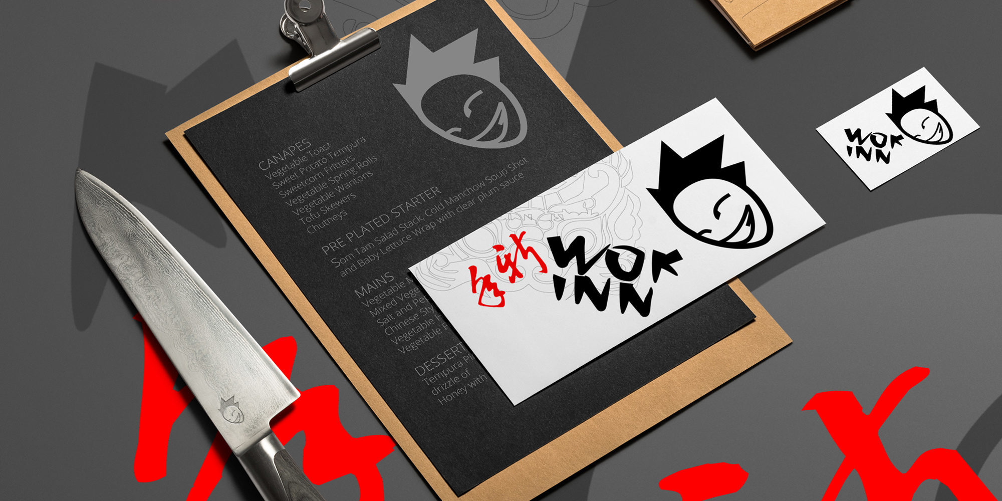 Wok Inn Visual Identity / Logobou