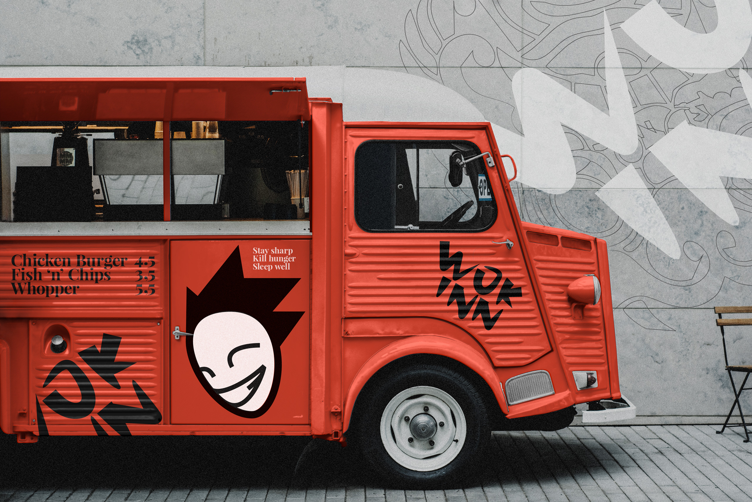 Food Truck Branding 04 / Logobou design