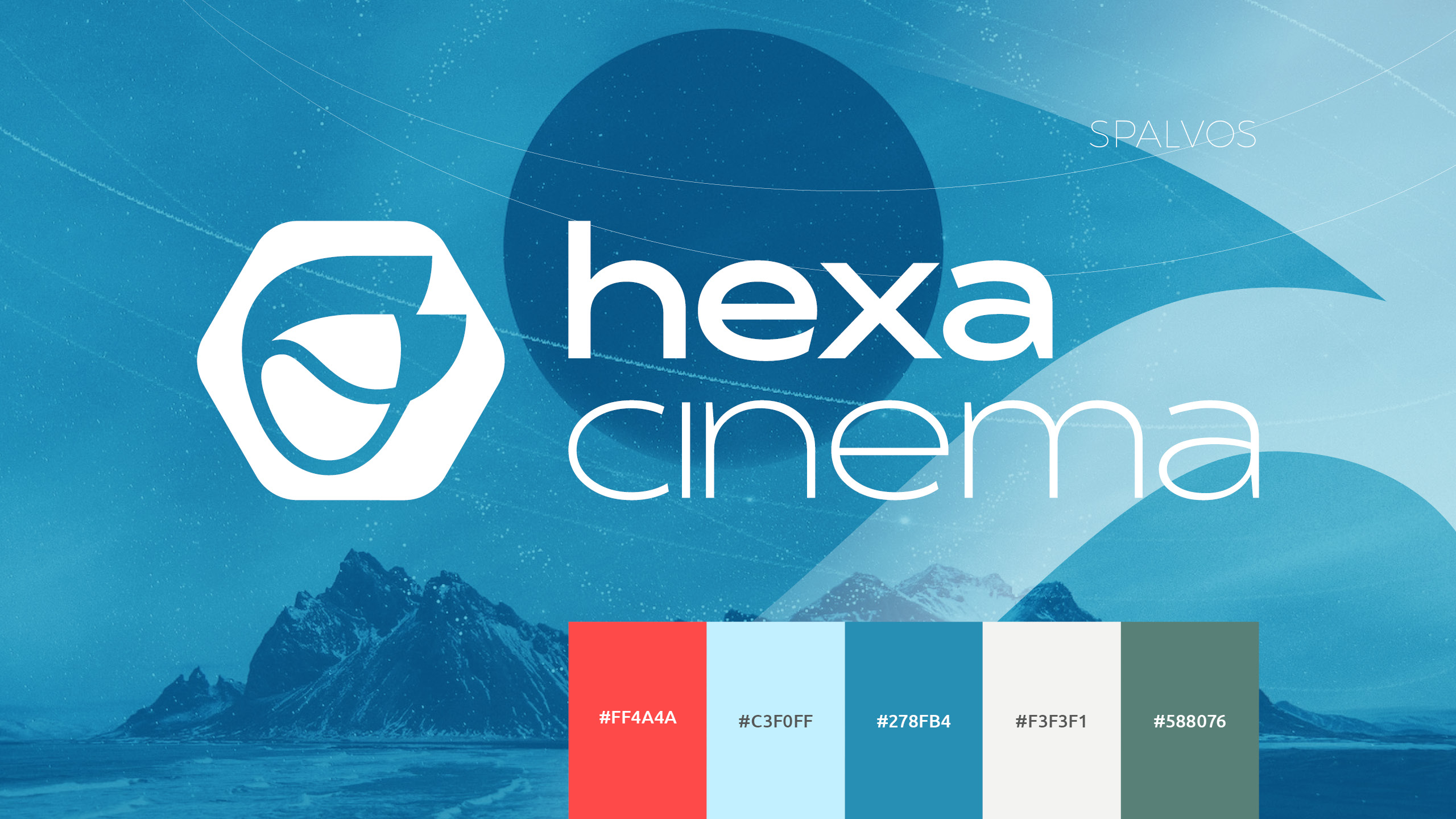 HEXA CINEMA logobou design 3