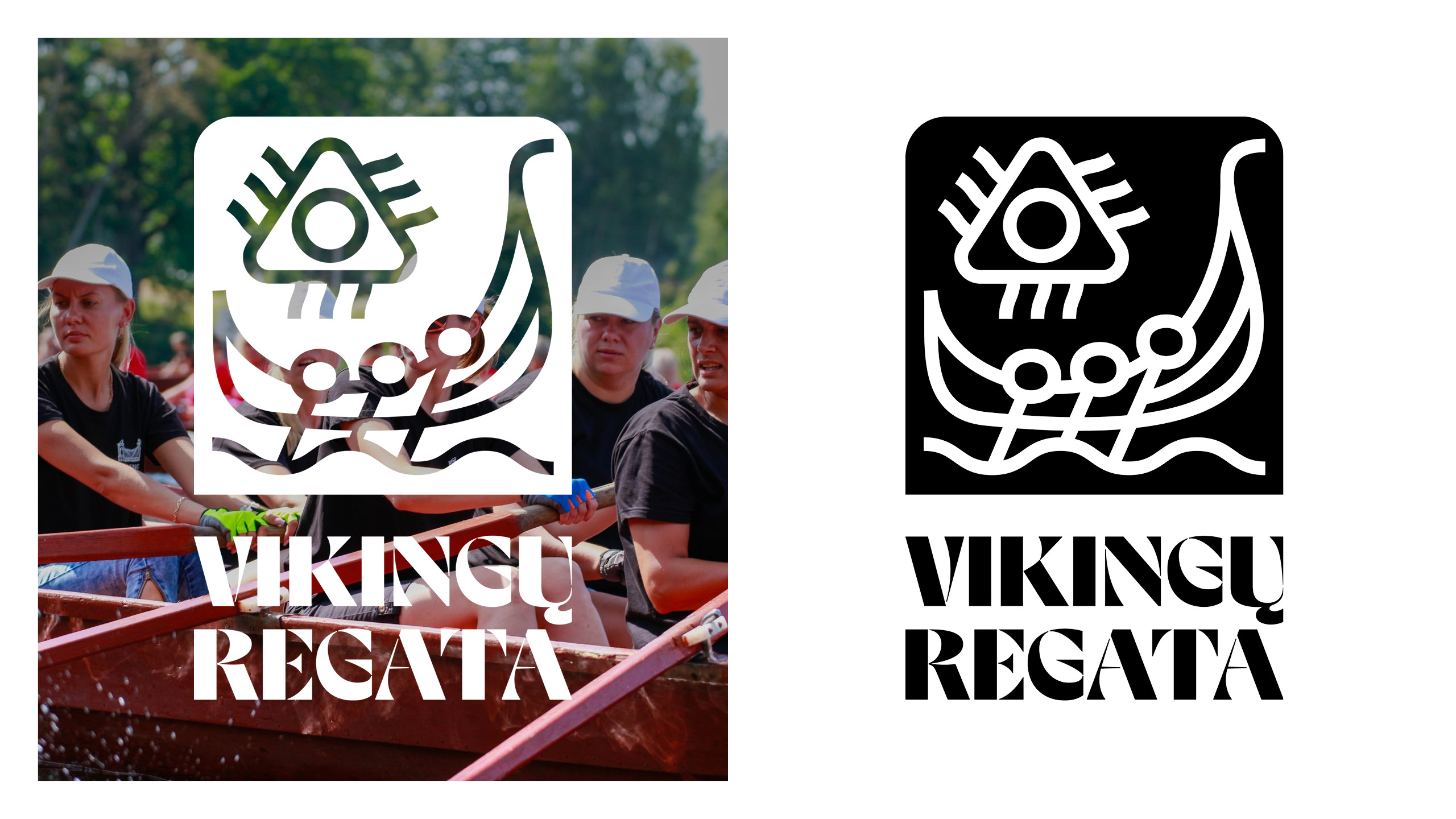 Vikingu Regata logobou design 2